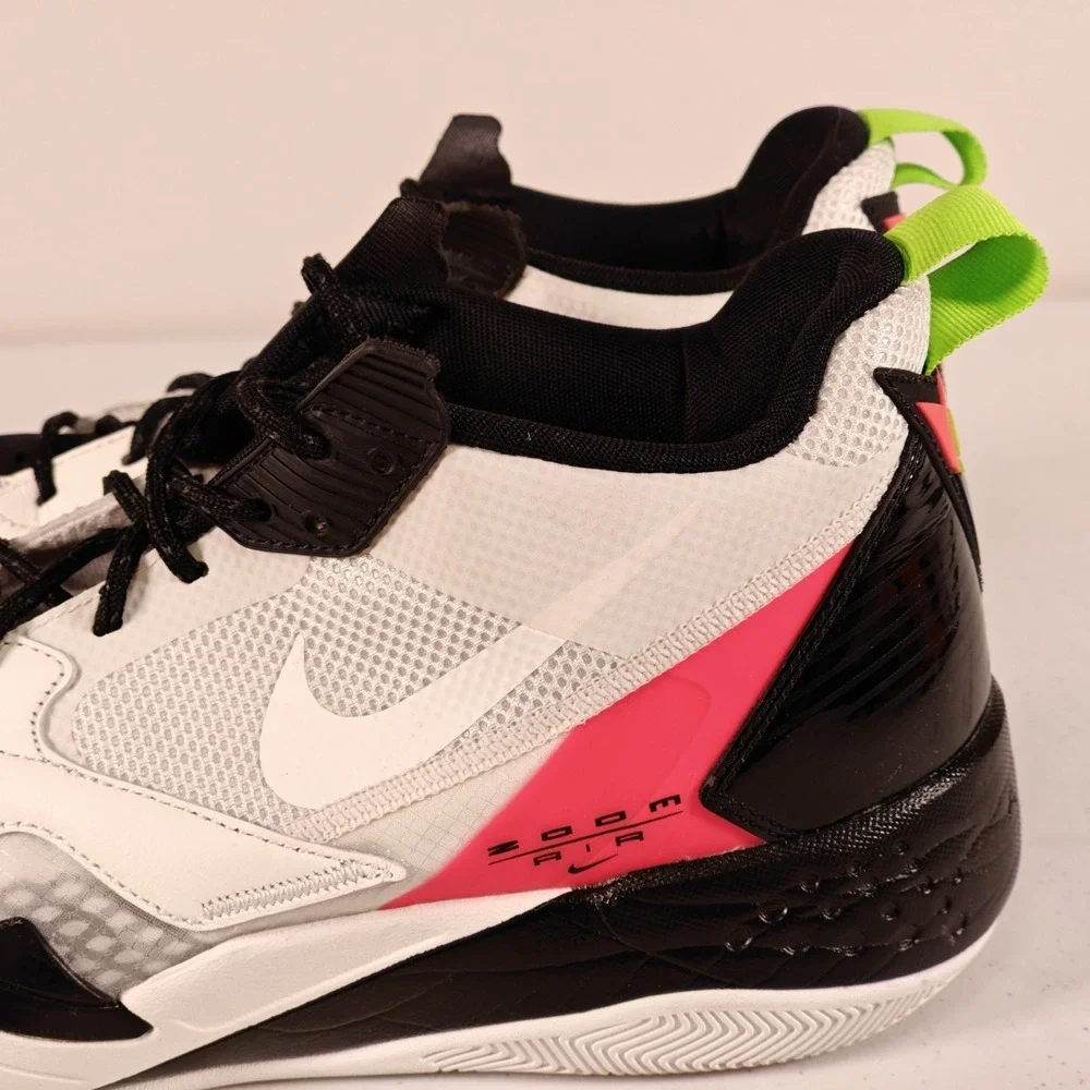 Nike Air Jordan Zoom 92 Sail Men Sz 14 Shoes Black White Basketball CK9183-100